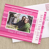 Engagement Photo Save The Date Wedding Announcement Cards