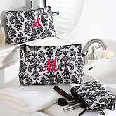 Initial Monogram Personalized Makeup Bag Set - Oh La La! - 6778
