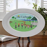 Spring Family© Personalized Platter