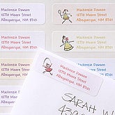 Girls Just Havin' Fun Return Address Labels