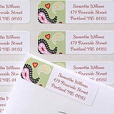 Personalized Return Address Labels - Paisley - 6921