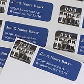 Indigo Greetings Photo Return Address Labels