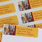 secondary_category(ies) nolink] >> Personalized Photo Return Address Labels - Vibrant Greetings