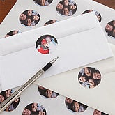 Personalized Photo Envelope Seals - 6979