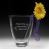 Always Loved© Personalized Glass Vase