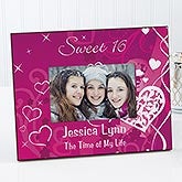 Sweet Sixteen Personalized Birthday Picture Frames - 7136