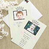 Prince Personalized Photo Birthday Invitations for Boys