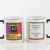 Personalized Birthday Coffee Mugs - Aged to Perfection - 7219