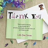 Come Celebrate© Custom Thank You Cards