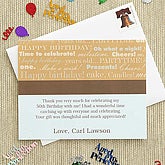 Milestone© Custom Thank You Cards