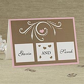Personalized Wedding Cards - Mr and Mrs - 7484