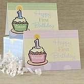 Baby's First Birthday Personalized Birthday Cards - 7489