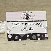 Girls Personalized Birthday Cards - 7491