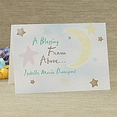 Blessing From Above© Personalized Greeting Card