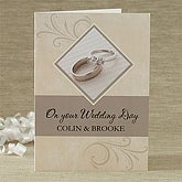 Personalized Greeting Cards - On Your Wedding Day - 7525