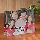 Our Family© Photo 3-D Crystal Keepsake