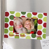 Personalized Christmas Magnet Frame - Santa & Me - 7585