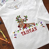 Personalized Reindeer Christmas Clothes & Apparel - 7656