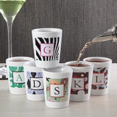 Personalized Shot Glass for Her - Monogram Designs - 7680
