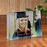Graduation Day Photo 3-D Crystal Sculpture