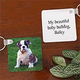 Pet Photo Personalized Key Chains - 7780
