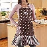 embroidered apron mom gift