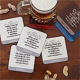 Personalized Coaster Set - Famous Quotes - 7796