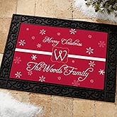 Personalized Holiday Doormat - Winter Wonderland - 7808 Personalized Holiday Doormat - Winter Wonderland - 7808
