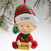 Personalized Baby Character Christmas Ornaments - 7836