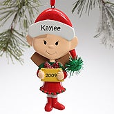 Personalized Family Christmas Ornaments - Little Sister - 7839