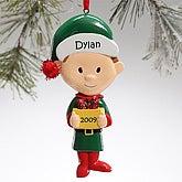 Personalized Family Christmas Ornaments - Little Brother - 7840