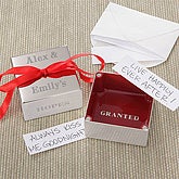 Wishes Of Love Granted© Engraved Silver Box