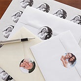 Personalized Photo Envelope Seals for Couples - 7860