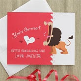 You're Grrrreat!© Personalized Valentine Cards