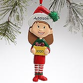 Winter Family Big Sister© Personalized Ornament