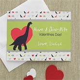 Dino-Mite© Personalized Valentine Cards