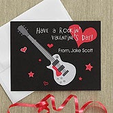 Rock Star© Personalized Valentine Cards
