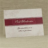 Formal Congratulations Personalized Greeting Cards - 7938