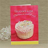 Sweet Thanks© Personalized Greeting Card