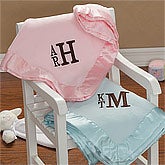 Personalized Fleece Baby Boy Blankets with Monogram baby gifts