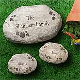 Personalized Garden Stepping Stones - Irish Shamrocks - 7966