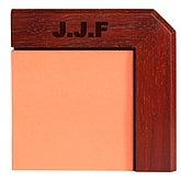 Rosewood Post-It Note Holder