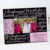 Bridesmaids Personalized Picture Frames - 8127