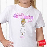 Personalized Kids T-Shirts - Communion Girl - 8143