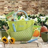 Personalized Kids Garden Tote and Tool Set