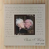 Personalized Photo Canvas Memorial Gift - Broken Chain