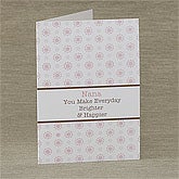 Personalized Mother's Day Greeting Cards - Brighter Days - 8263