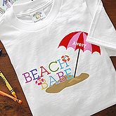 Personalized Kids Clothing - Beach Babe - 8277