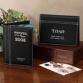 Personalized Father of The Year Photo Album, Number One Dad Photo Album