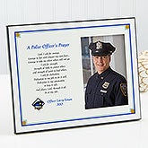 A Police Officer's Prayer Photo Plaque